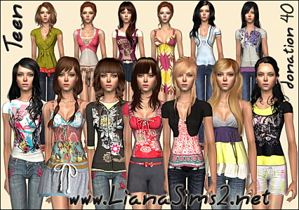  The Sims 2. Женская одежда: повседневная - Страница 3 Donation_pack_40