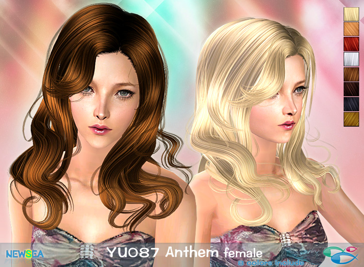 причёски - The Sims 2: Женские прически. Часть 3. - Страница 3 Female_anthum