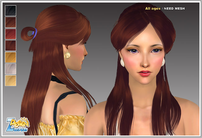 женские - The Sims 2: Женские прически. Часть 3. - Страница 12 Femalehair00006