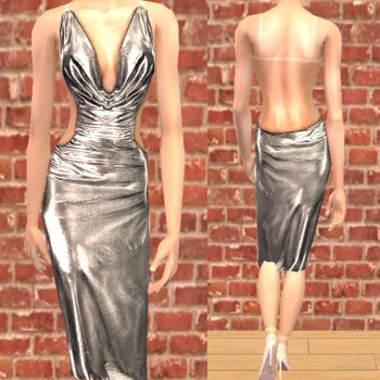 одежда -  The Sims 2. Женская одежда: выходной костюм - Страница 9 Silver_formal