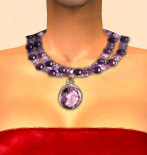Аксессуары. Украшения на шею: кулоны, бусы, ожерелья, колье. Amethyst_necklace