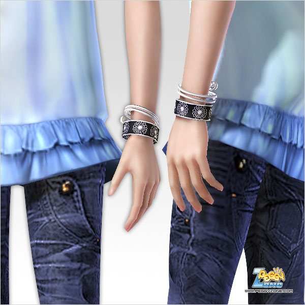 The Sims 3: Бижутерия. Кольца, серьги, колье, браслеты , часы... Bracelet000356