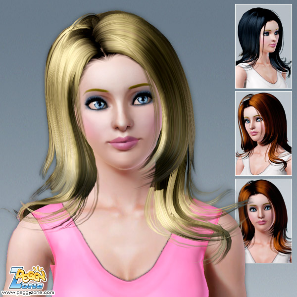 The Sims 3: женские прически.  Femalehair000020
