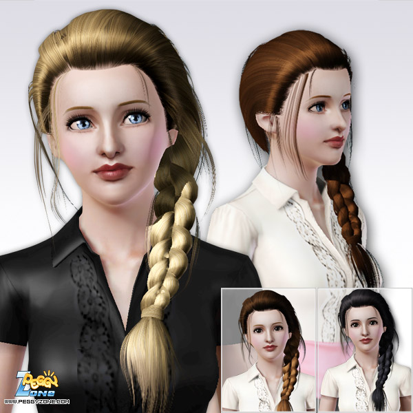 The Sims 3: женские прически.  Femalehair000037