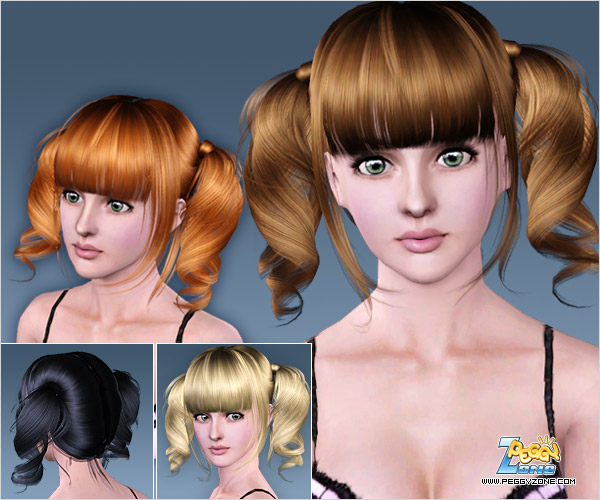 The Sims 3: женские прически.  - Страница 3 Femalehair000372