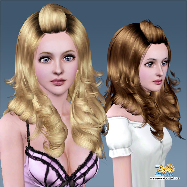 The Sims 3: женские прически.  - Страница 3 Femalehair000377