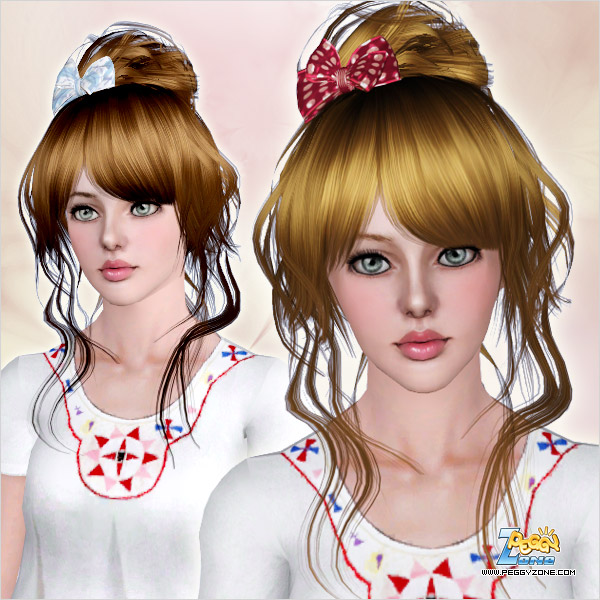 The Sims 3: женские прически.  - Страница 3 Femalehair000449