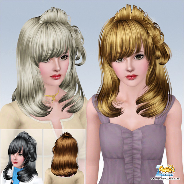 женские - The Sims 3: женские прически.  - Страница 10 Femalehair000610