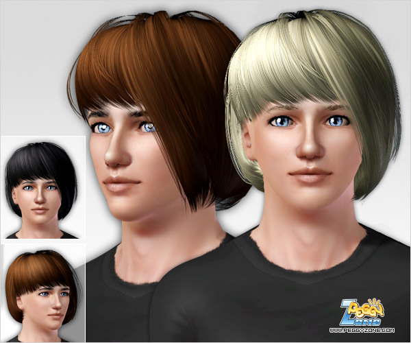 The Sims 3: Мужские прически, бороды, усы. Malehair000043