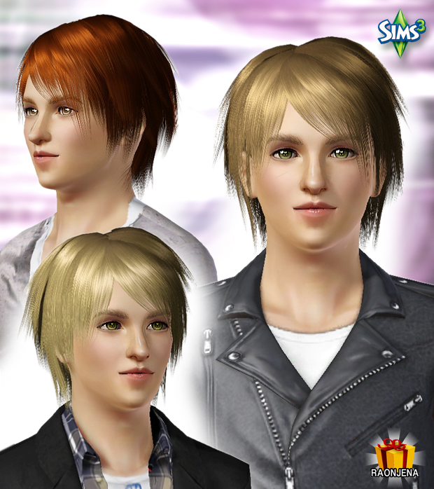 The Sims 3: Мужские прически, бороды, усы. Malehair21