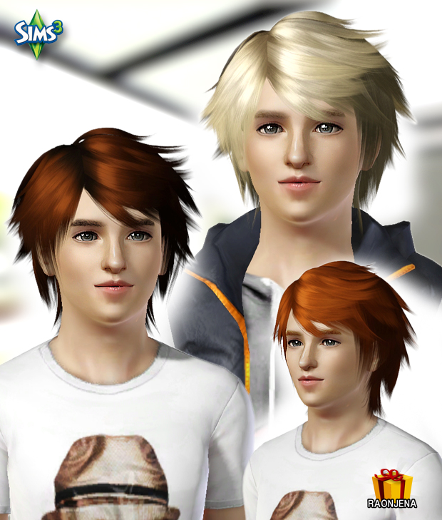 The Sims 3: Мужские прически, бороды, усы. Malehair25