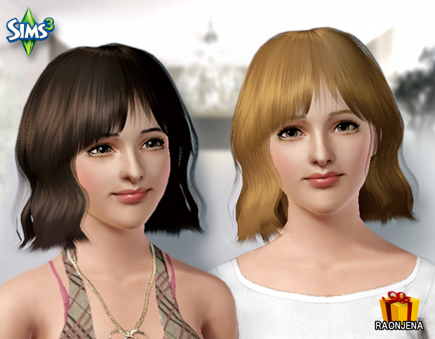 The Sims 3: женские прически.  Hair06
