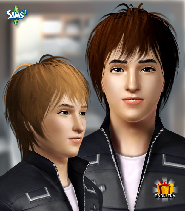 The Sims 3: Мужские прически, бороды, усы. Hair04