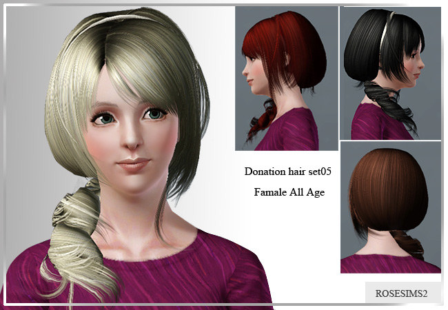 The Sims 3: женские прически.  - Страница 2 Rosesims3_hairset005-2