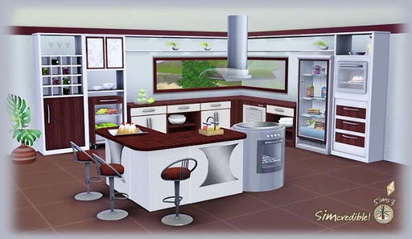 the sims 3: кухни Florence_kitchen